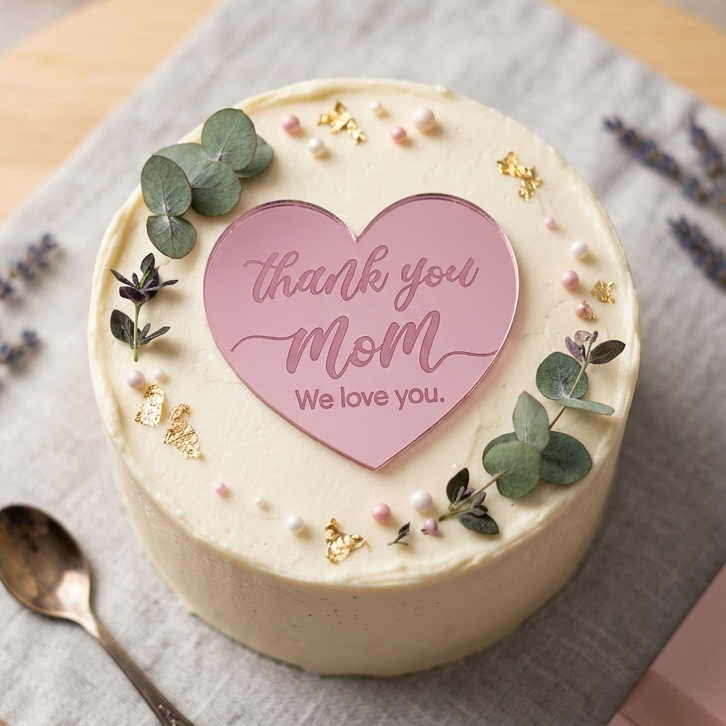 Thank you Mom - Acrylic Gift tag / charm