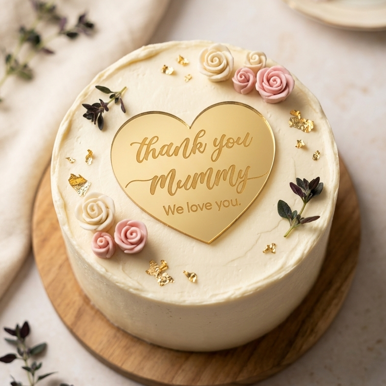 Thank you Mummy - Acrylic Gift tag / charm
