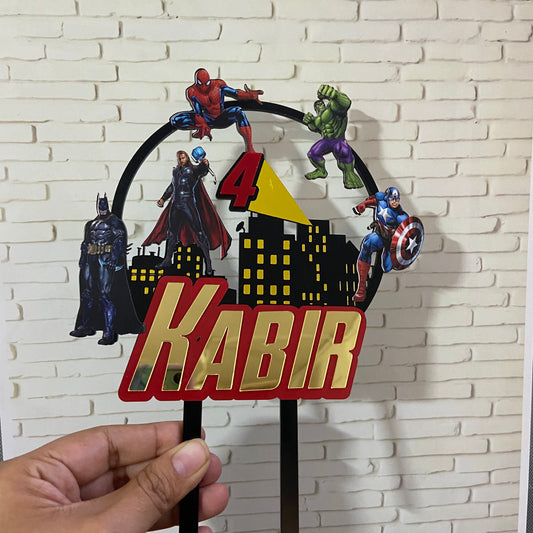 Avengers Cake Topper