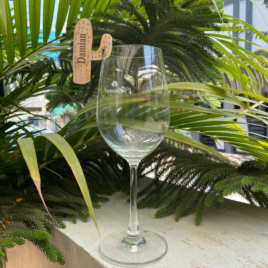 Personalised Glass Decor Custom Glass Charms Glass Stirrers Drink Stirrers