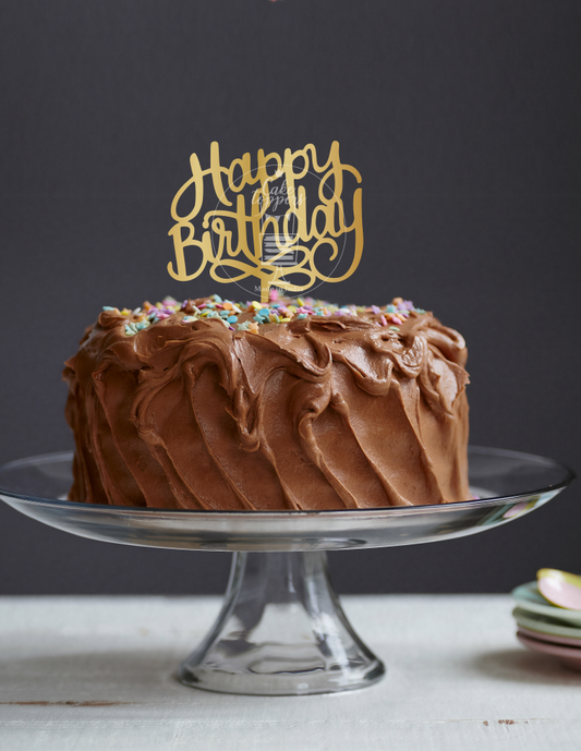 Happy Birthday Cake Topper