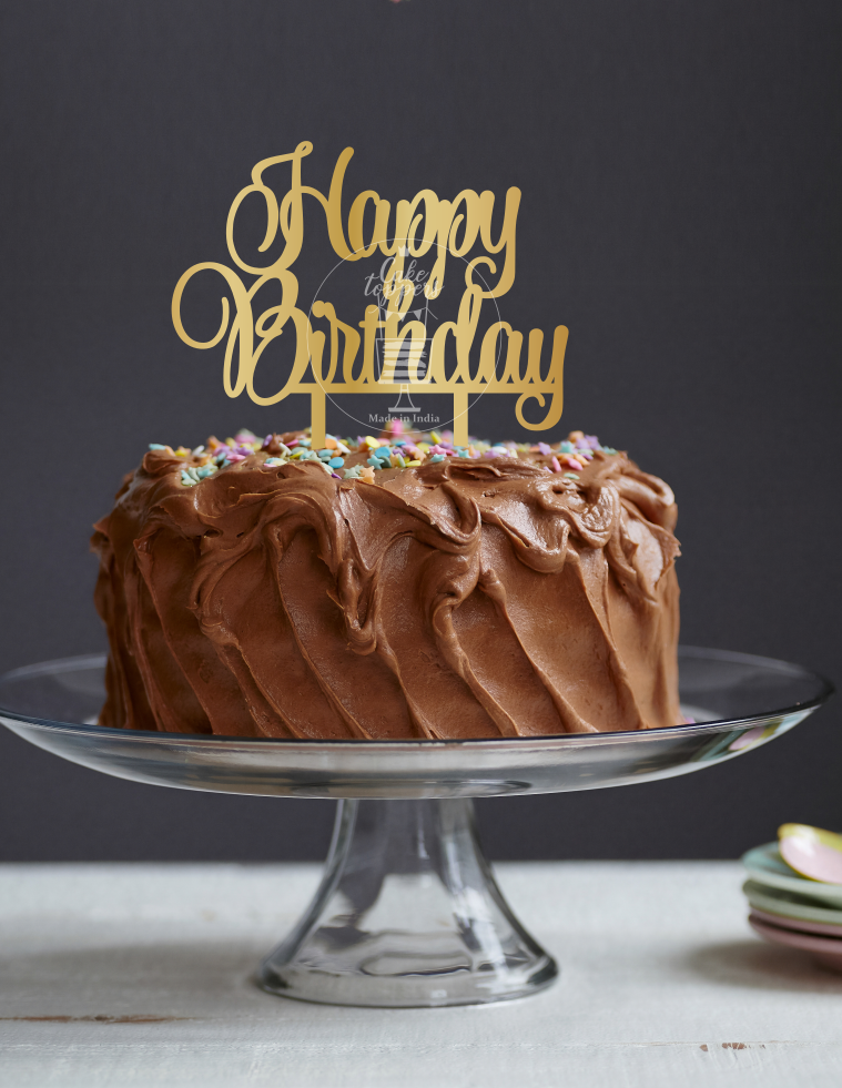 Happy Birthday Cake Topper