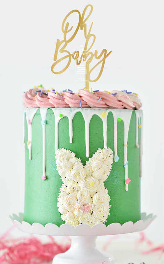 Oh Baby Cake Topper