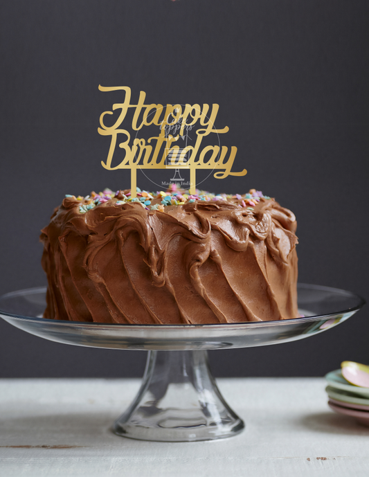 Happy Birthday Cake Topper