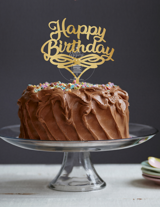 Happy Birthday Cake Topper