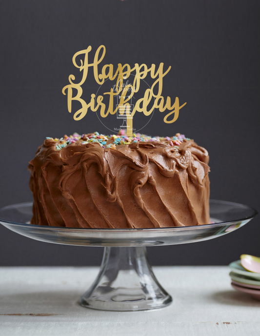 Happy Birthday Cake Topper