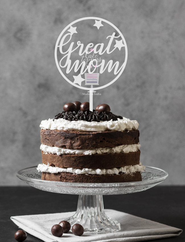 Great Mom Cake Topper