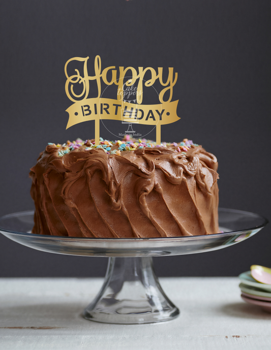 Happy Birthday Cake Topper