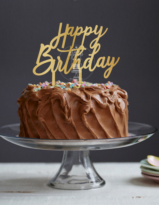 Happy Birthday Cake Topper