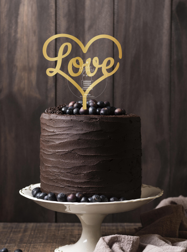 Love Cake Topper -