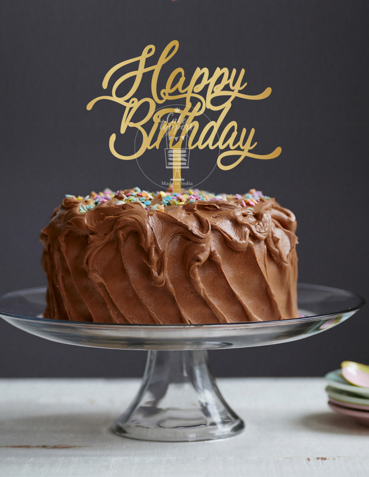 Happy Birthday Cake Topper