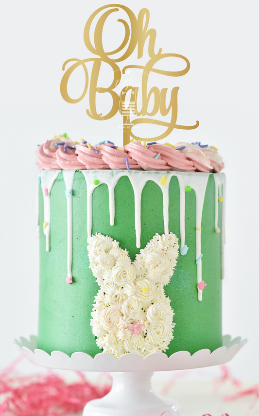 Oh Baby Cake Topper