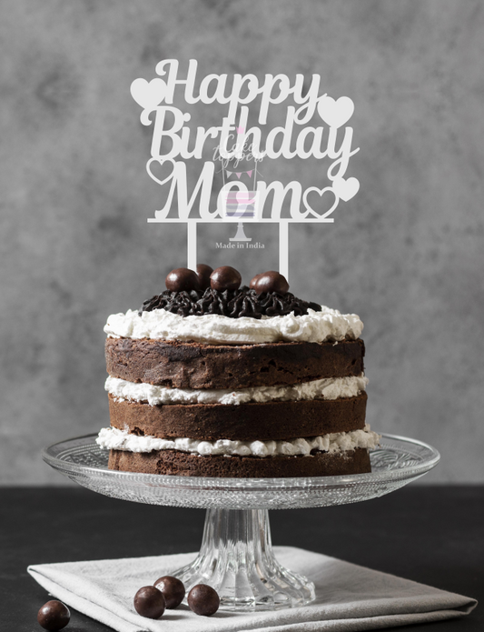 HBD Mom Cake Topper