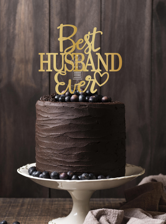 Best Husband Ever Cake Topper