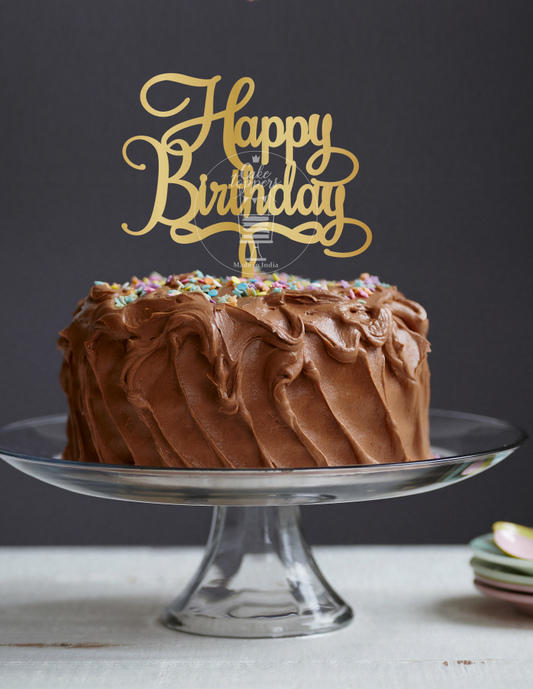 Happy Birthday Cake Topper