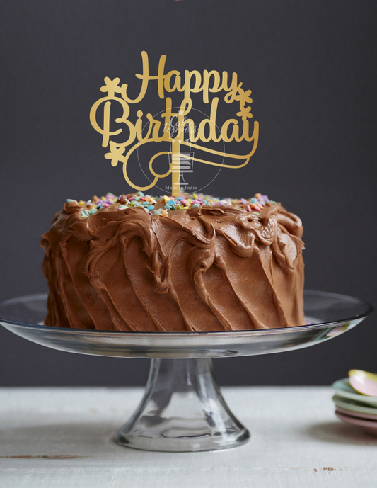 Happy Birthday Cake Topper
