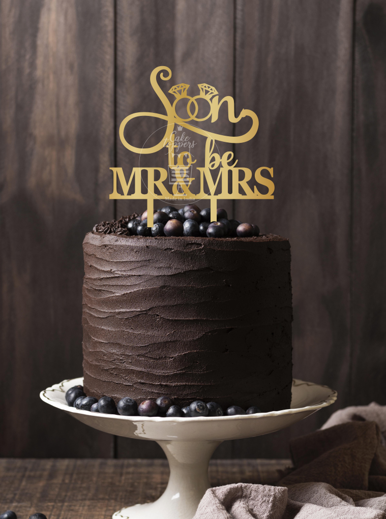 Soon to be Mr & Mrs Cake Topper
