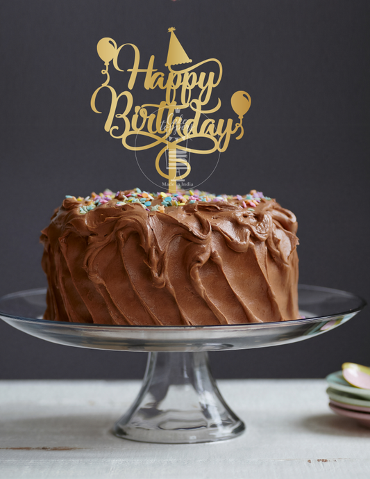 Happy Birthday Cake Topper