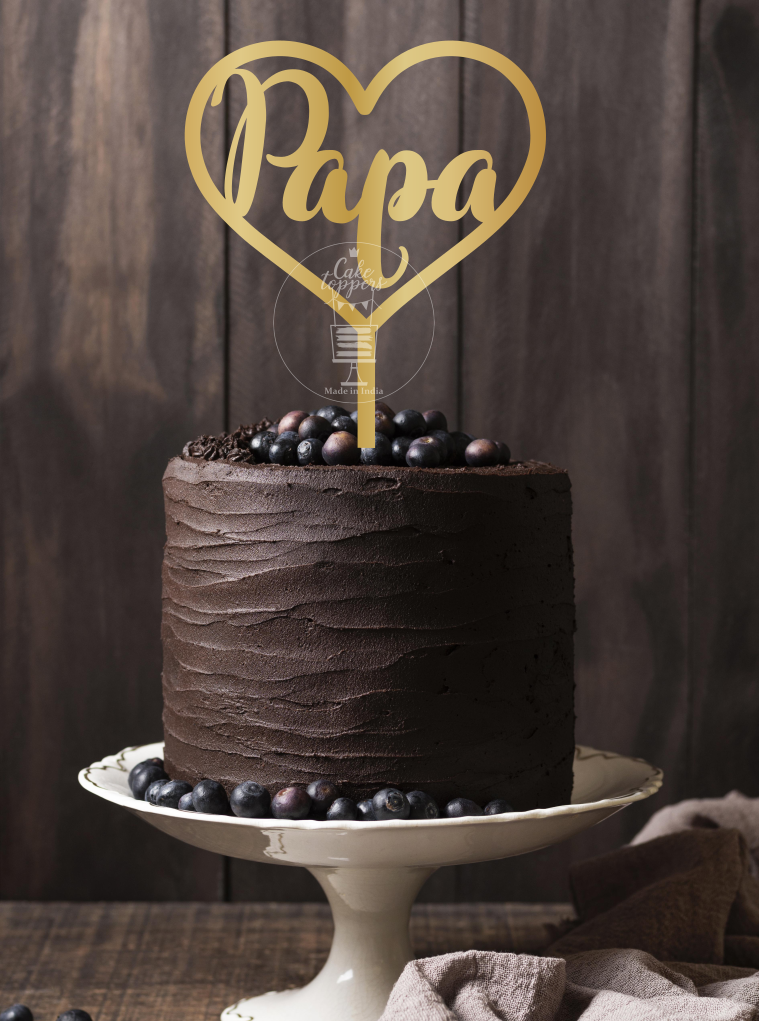 Papa Cake Topper