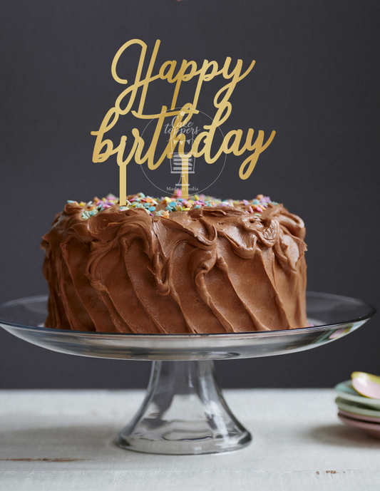 Happy Birthday Cake Topper