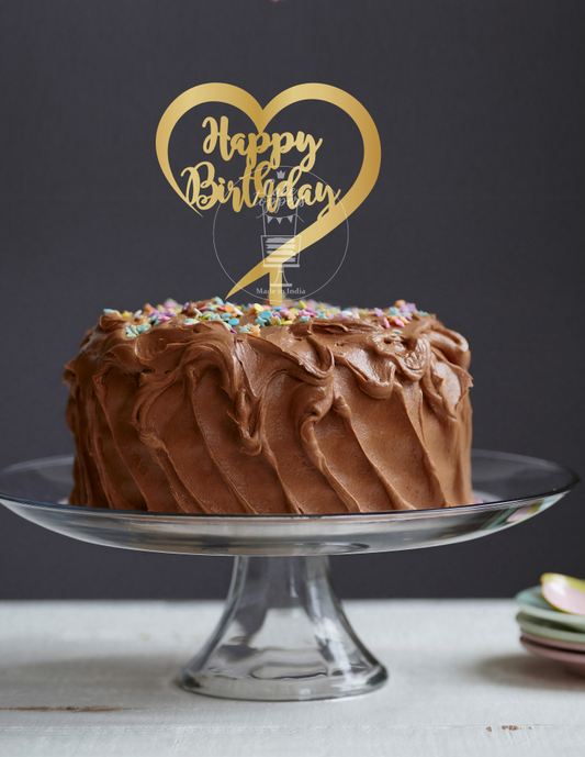 Happy Birthday Cake Topper
