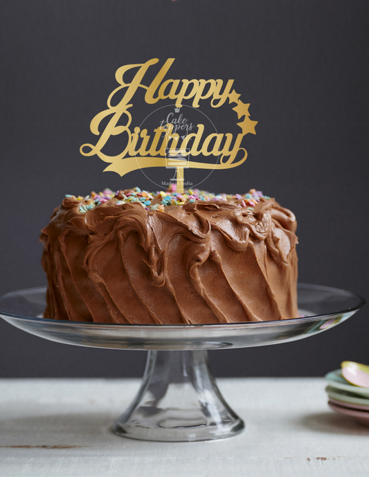 Happy Birthday Cake Topper