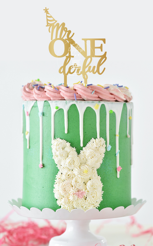 Mr OneDerful Cake Topper