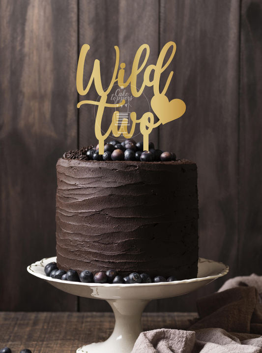Wild Two Cake Topper
