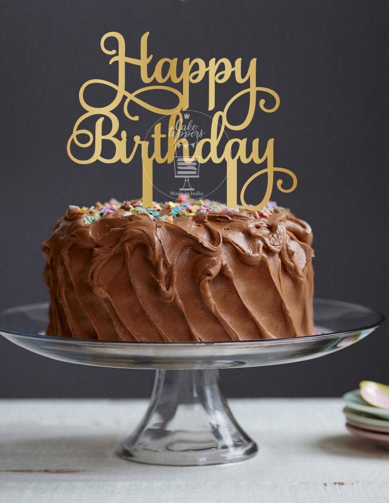 Happy Birthday Cake Topper