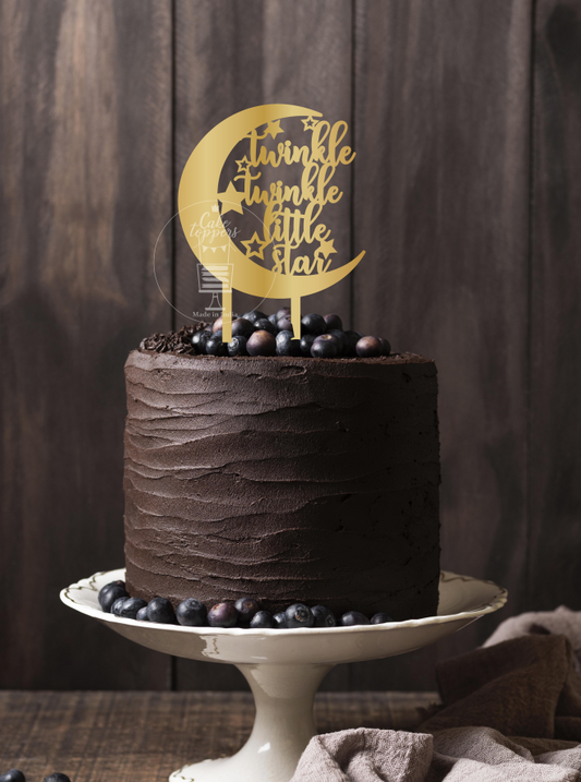 Twinkle Twinkle Little Star Cake Topper