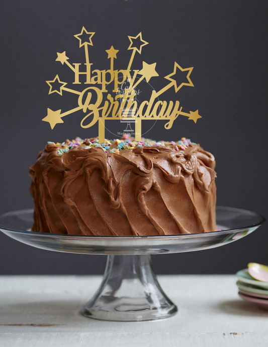 Happy Birthday Cake Topper