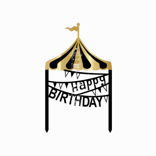 Happy Birthday Cake Topper