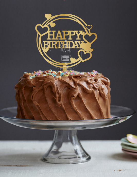 Happy Birthday Cake Topper