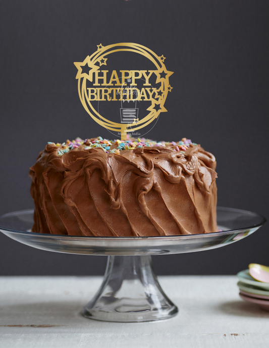Happy Birthday Cake Topper
