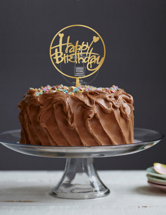 Happy Birthday Cake Topper