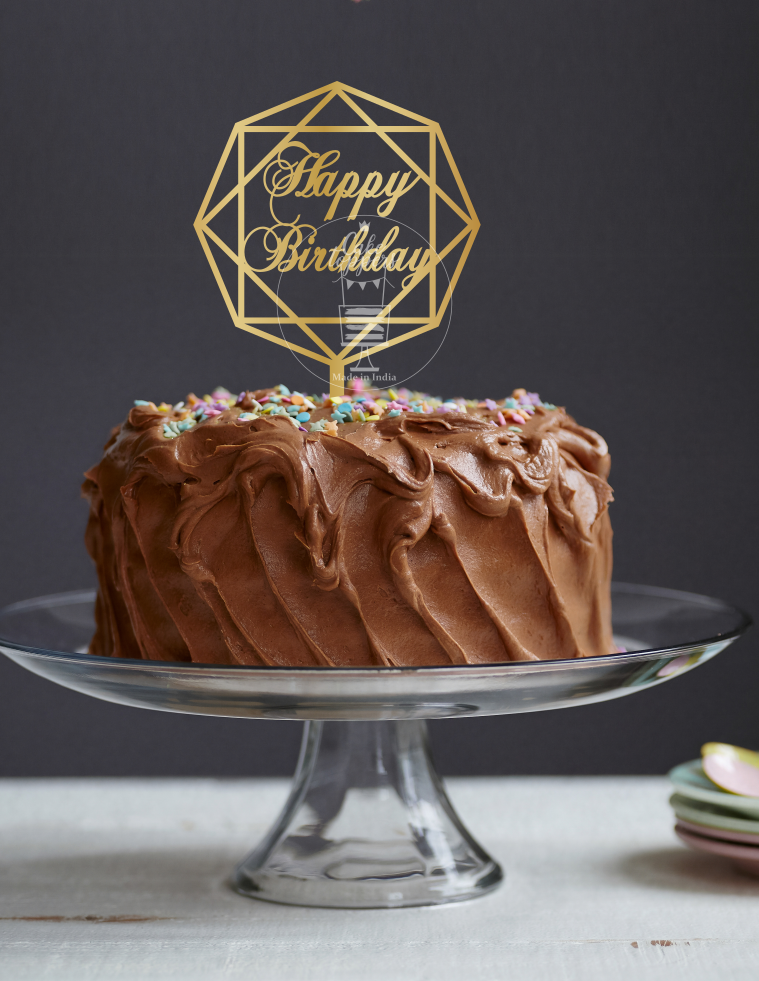 Happy Birthday Cake Topper