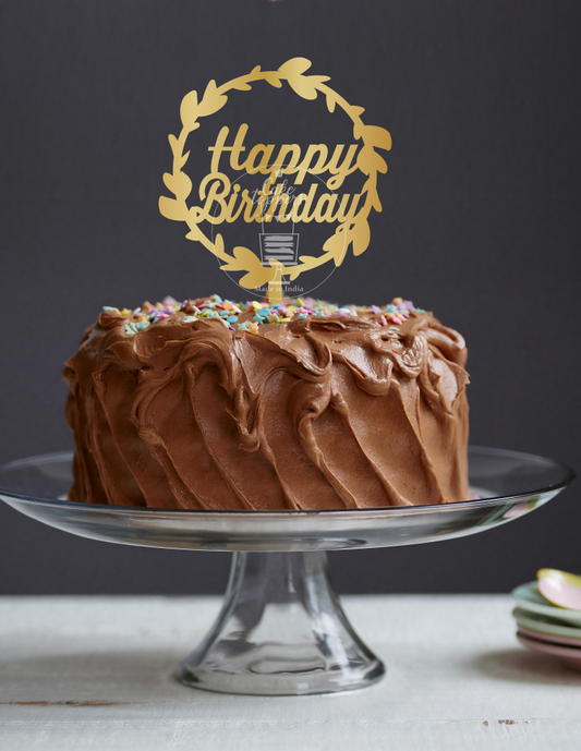 Happy Birthday Cake Topper