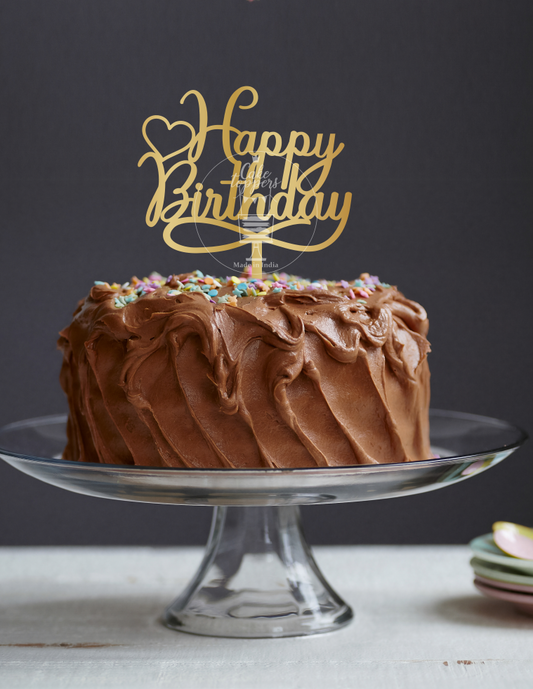 Happy Birthday Cake Topper