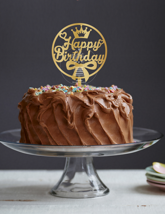 Happy Birthday Cake Topper