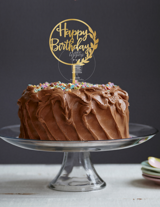 Happy Birthday Cake Topper
