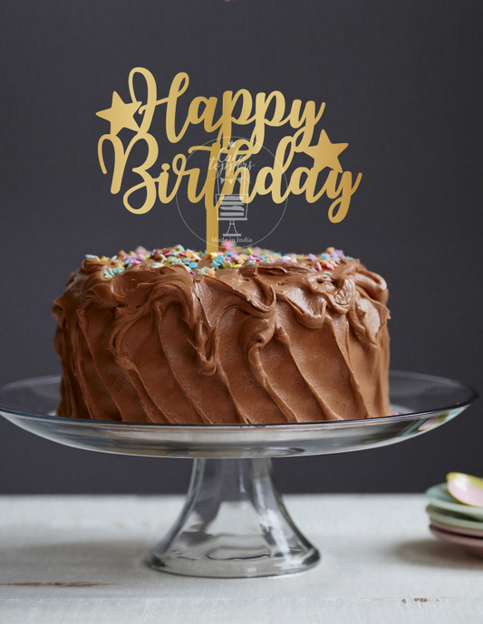 Happy Birthday Cake Topper