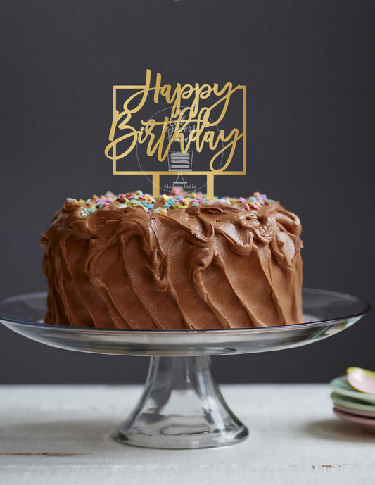 Happy Birthday Cake Topper