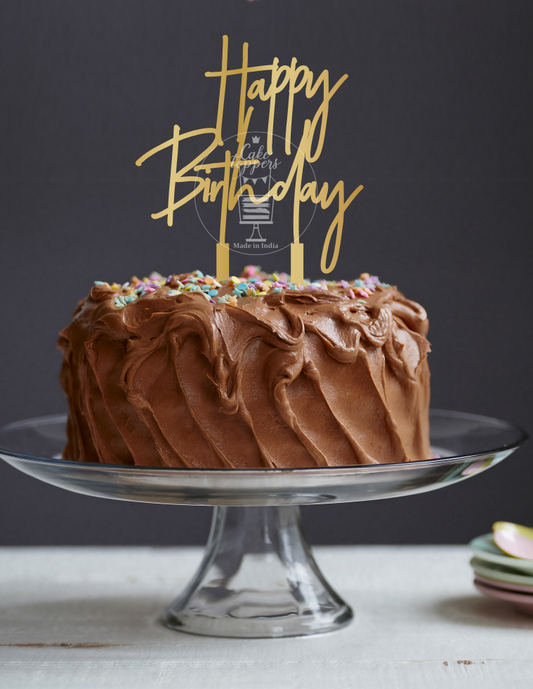 Happy Birthday Cake Topper
