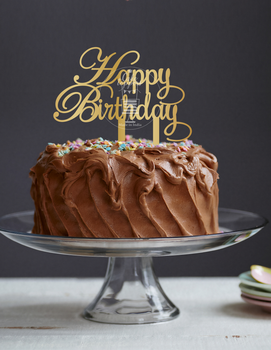 Happy Birthday Cake Topper