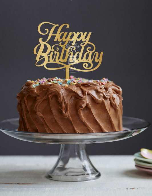 Happy Birthday Cake Topper