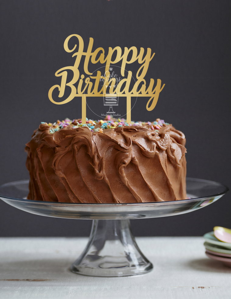 Happy Birthday Cake Topper