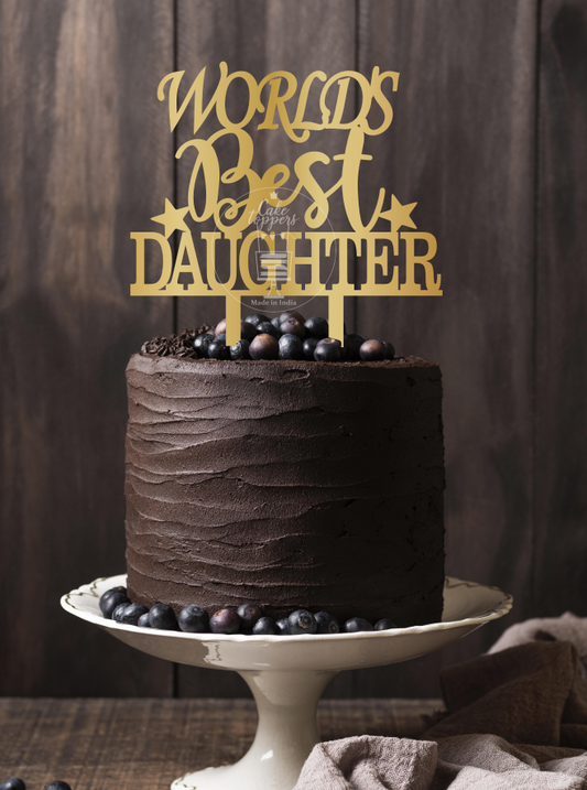 Best Husband in the World Cake Topper