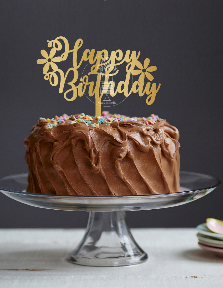 Happy Birthday Cake Topper