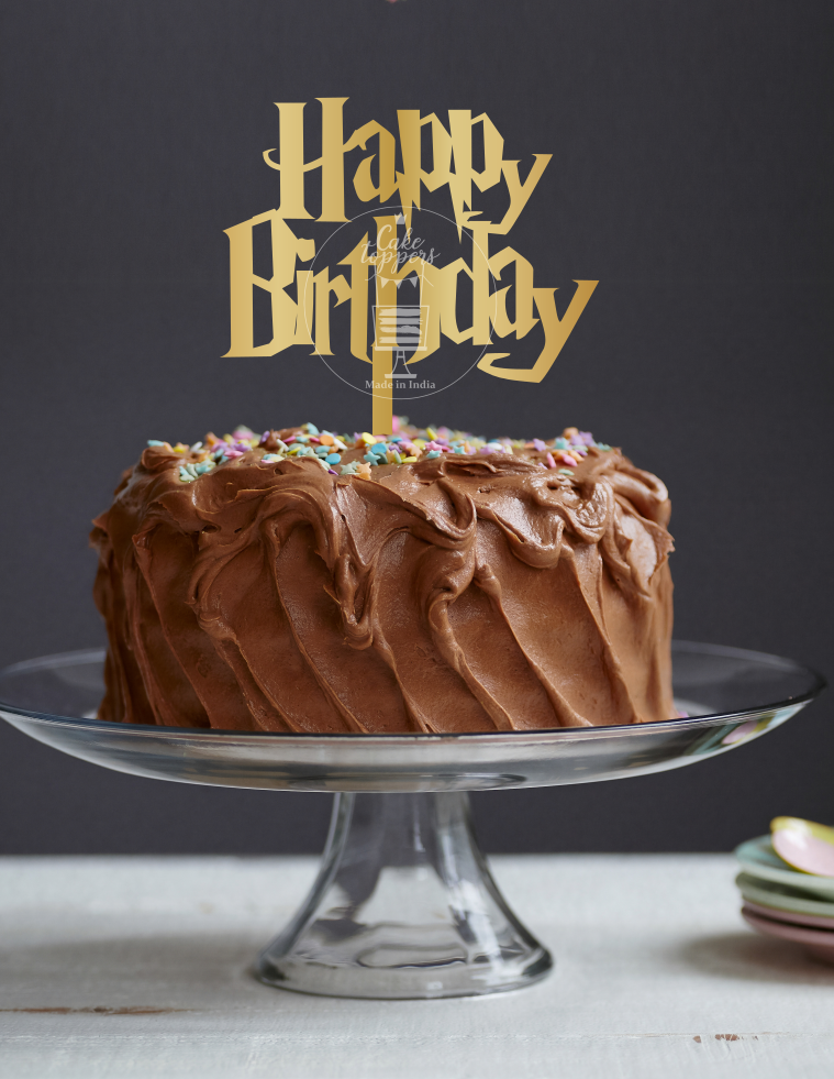 Happy Birthday Cake Topper