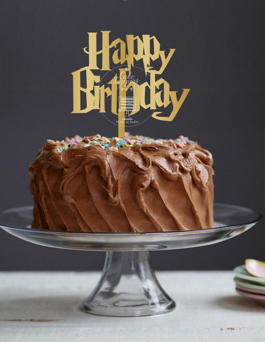 Happy Birthday Cake Topper